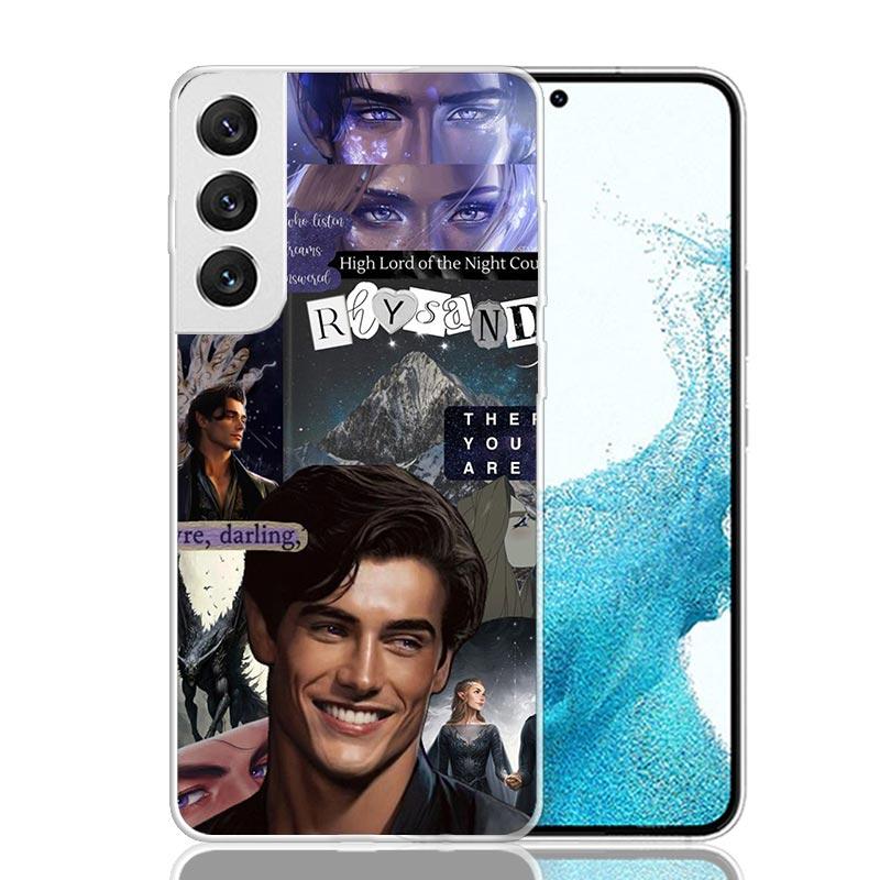A Court Of Mist And Fury Phone Case For Samsung Galaxy S26 Ultra S23 S24 S25 Edge S20 FE S21 S22 Plus Soft Print Shell Cover Fun