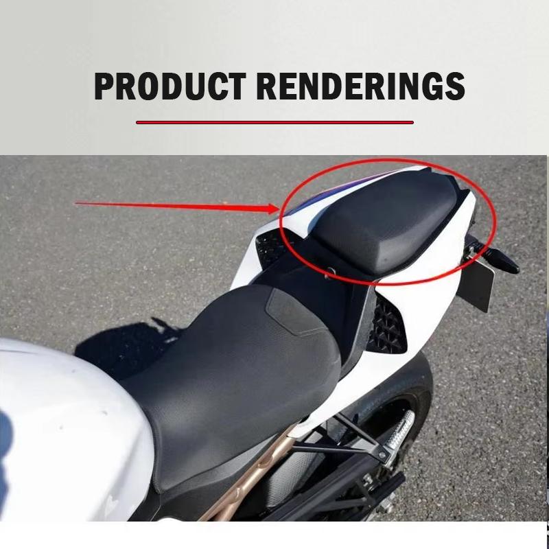 Motorcycle Rear Passenger Cushion Saddle Seat Comfort For BMW S1000RR S1000 RR M1000RR 2019-2025 Flexibilty Leather