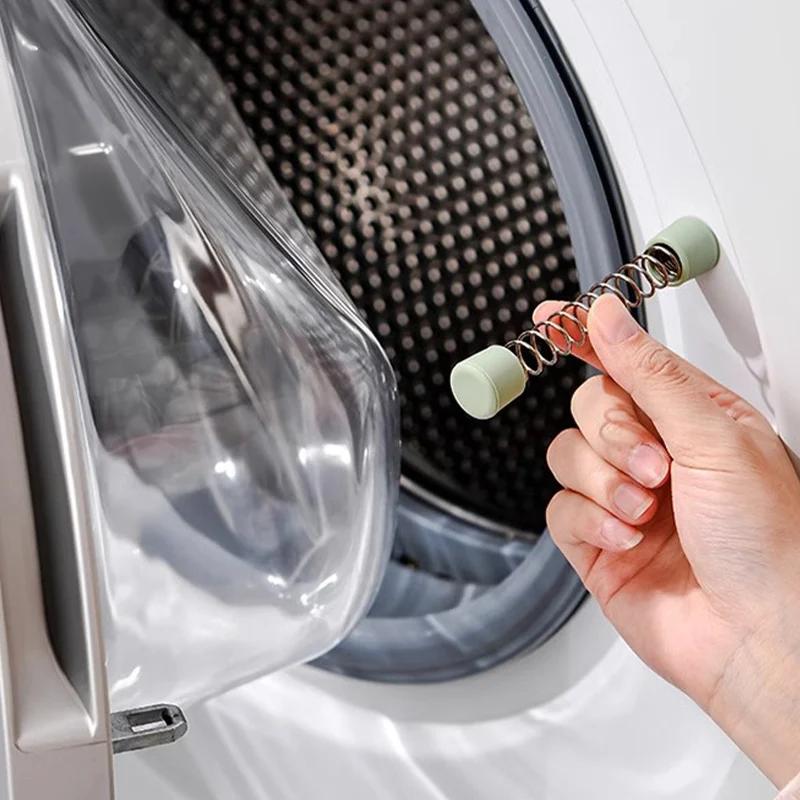 Washing Machine Door Bracket Strong Magnetic Washing Machine Door Bracket Magnet Spring Silicone Fixing Bracket