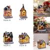 Christmas Snow Light up House Xmas Miniature Desk Decorations with Warm Light for Festival Wedding Good Craftsmanship Versatile