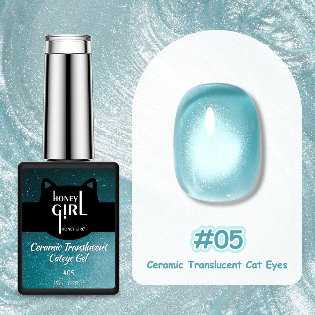 Dopamine 36-Color Dreamy Blooming Cat Eye Gel: Long-lasting, Peelable, No-Bake Magnetic Nail Gel