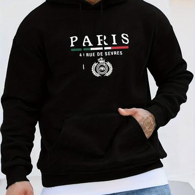 Anti-pilling & Ademend, Heren Hoodie, Perfect voor Dagelijks Gebruik & Weekenduitjes