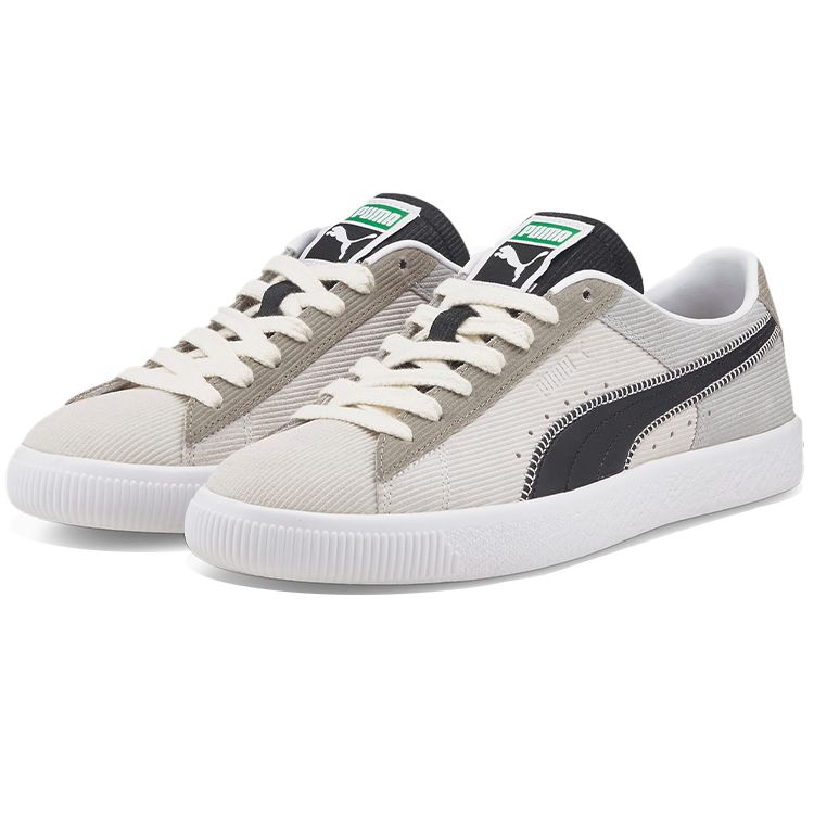Puma Suede Vintage Blocked - Nimbus Cloud Unisex Sneakers Cream Black White 383780-02