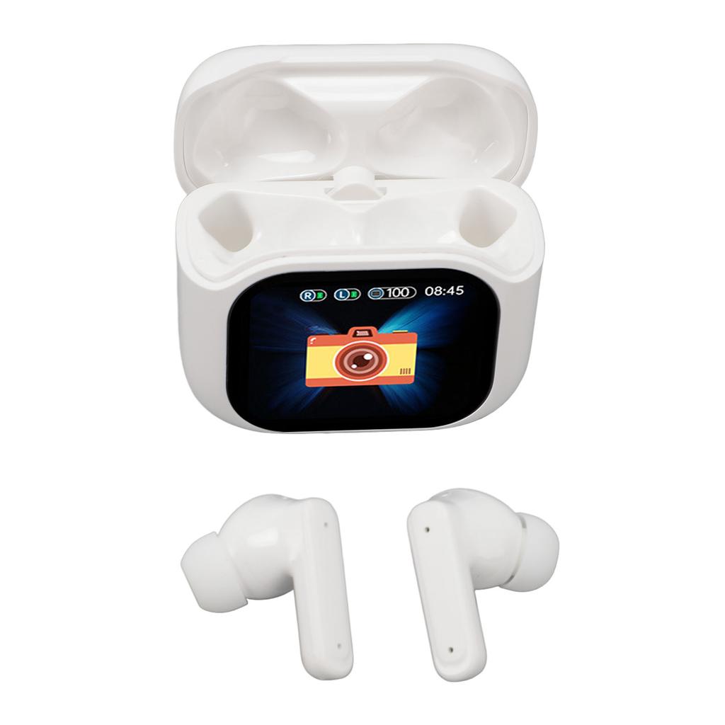 Wireless Bluetooth Headphones Color Screen Control Noise Cancelling Stereo Sound Bluetooth Earbuds f