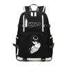 Large Capacity Schoolbag with Shoulder Strap; Student Three-piece Pencil Case Set