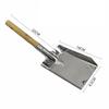 1Pcs Chimney Shovel Stainless Steel Dustpan Ash Shovel Wood Handle Fireplace Multifunctional Garden Hand Cleaning Tools