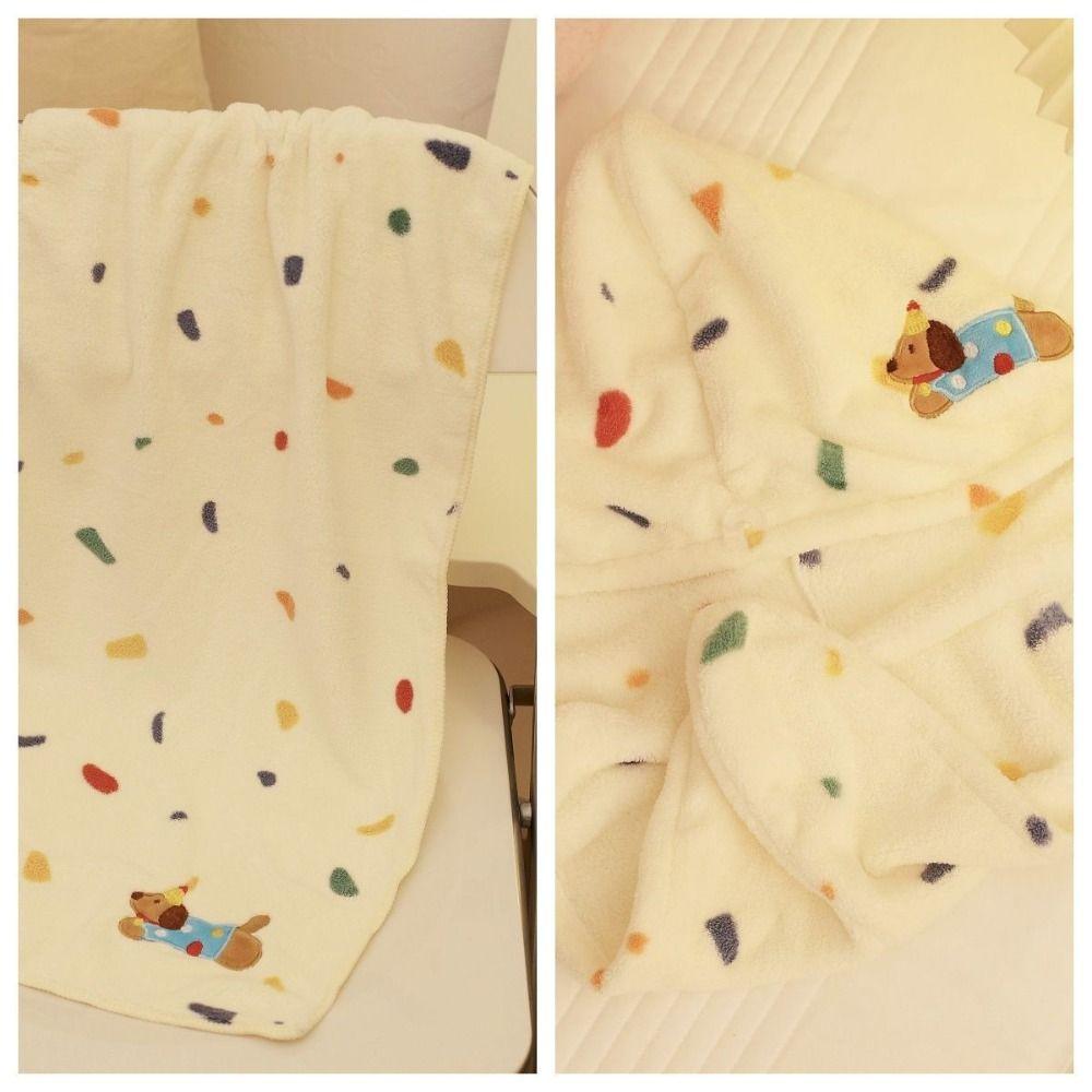 Absorbent Coral Fleece Bath Towel Cartoon Puppy Pool Towel Skin Friendly Soft Towel Set  Girls