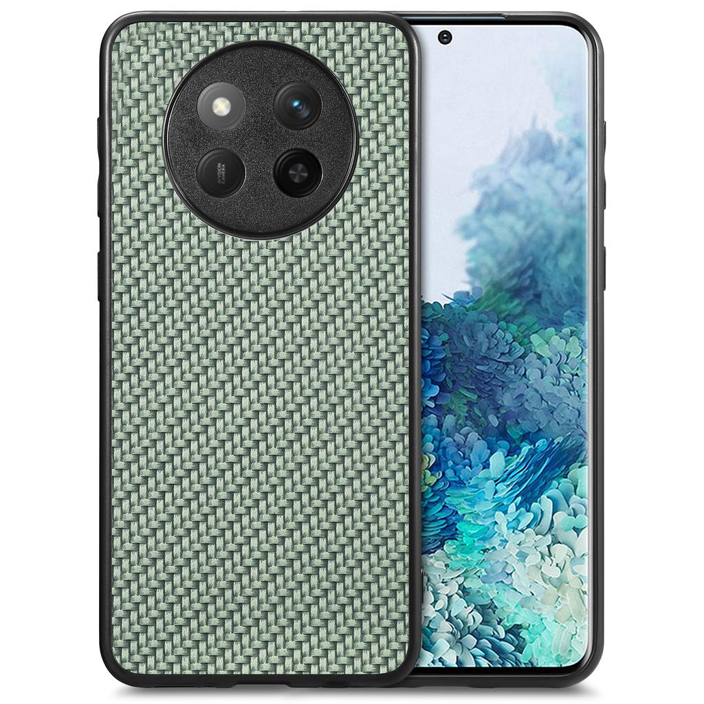 For Honor Magic7 Lite 5G/X9c 5G/X60 Pro 5G Case Carbon Fiber Texture PU Leather+PC+TPU Phone Cover