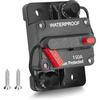 RED WOLF 150A Amp Marine Circuit Breaker Fuse Holder with Manual Reset Waterproof 12V- 48V DC for Boat Trolling Motor Marine ATV Trailer Vehicles