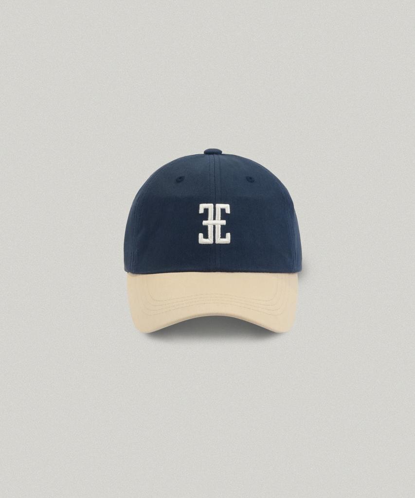 FOLNUA Coloration Classic Logo Ball Cap (Navy Beige)