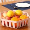 5Pcs Hollowed Out Fruit Basket Creative Snack Storage Basket Kitchen Drain Basket Multifunctional Fruit and Vegetable Basket