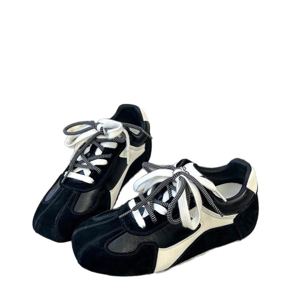 Academy style color matching versatile moral training shoes women's 2025 spring and autumn soft-soled sports versatile casual Forrest Gump shoes