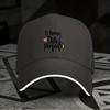 New 1pc, Adjustable Sandwich Baseball Cap with Love And Banana Design, Lightweight Printed Women'S Hat, "Romantic" Men'S Trendy