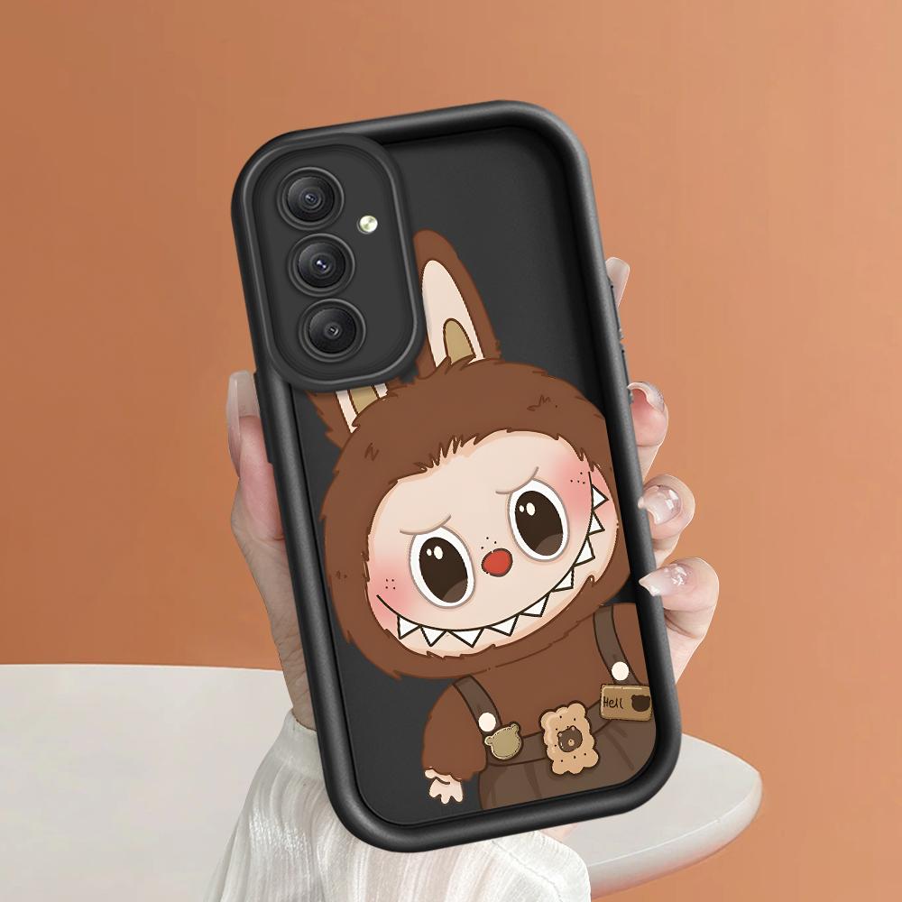 

Мягкий силиконовый квадратный чехол с рисунком лестницы для телефона, полное покрытие, противоударный защитный резиновый чехол для камеры для Samsung Samsung A15 5G чёрный