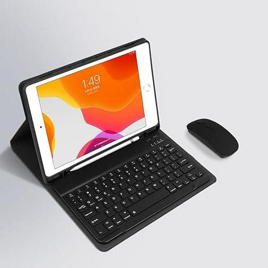 2025 iPad 11 Protective Case with Bluetooth Keyboard & Mouse – Compatible with Apple Air7