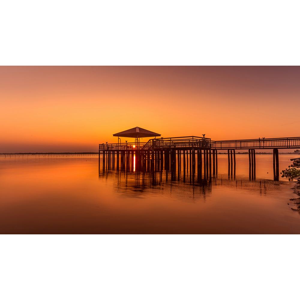 5D Diamond Painting Sunset Landscape Diy Round Water Diamond Embroidery Beach Mosaic Pattern Complete Design Home Decoration