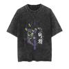 Zomer Mode Nieuwe Eeuw Evangelie Krijger Ontwerp T-shirt Y2K Harajuku Gewassen Korte Mouwen Shirt