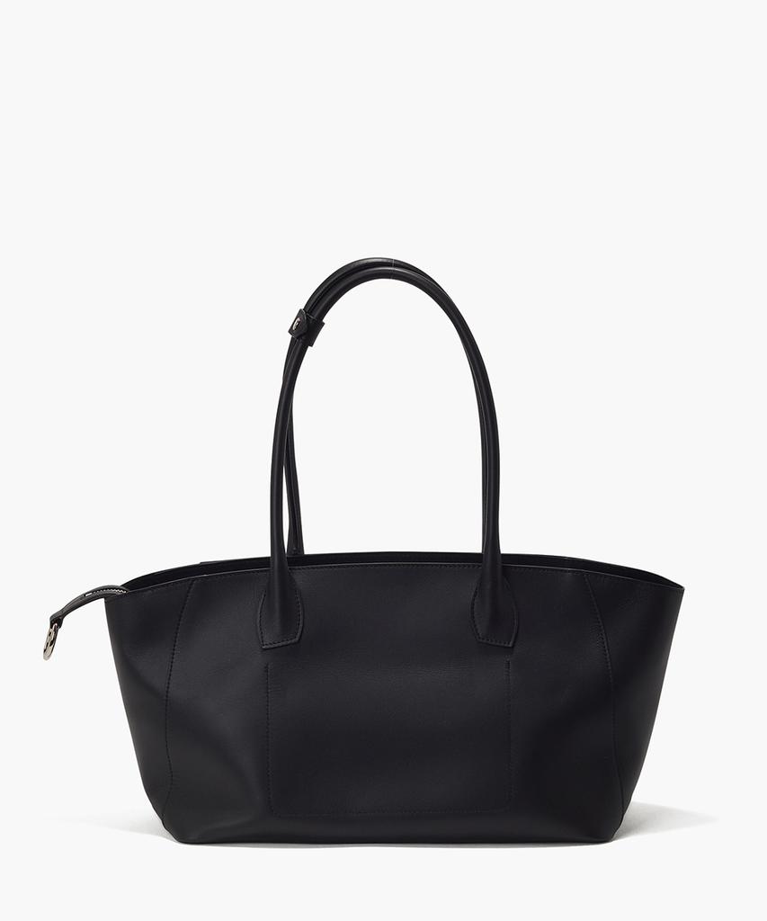 Flor Mag Leather Tote Bag Black