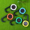 1Pc Luminous Compass Keychain Carabiner Portable Abs Material Directional Guide Sports Off-Road For Hiking Camping