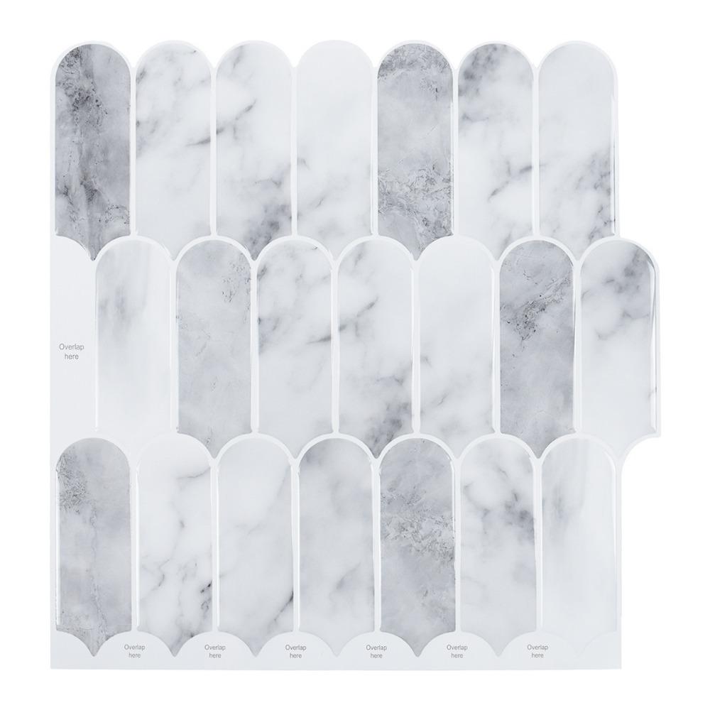 

Рыбья чешуя 3D настенная плитка ПВХ кухонный фартук портативная настенная наклейка для кухни ванная комната