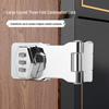 Punch-Free Combination Lock for Wardrobes, Drawers, Fridges, Safety and Security, Anti-Theft Double Door and File Cabinet Sliding Door Lock