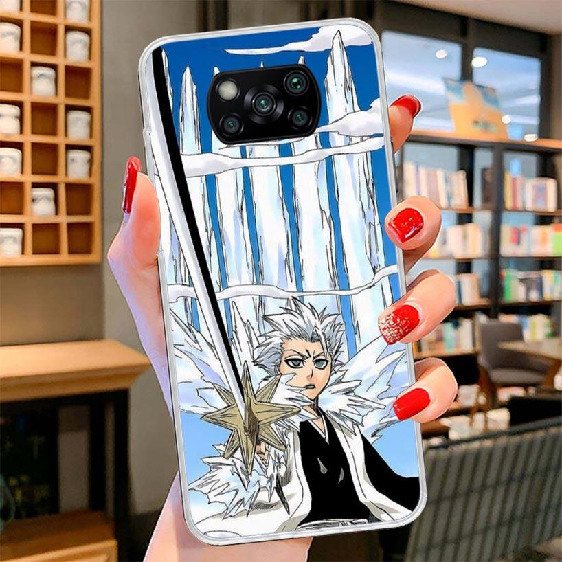 Bleach Hitsugaya Toushirou Cover Phone Case For Xiaomi Poco F7 Ultra X7 X6 X5 Pro M7 Redmi 15C 15 13C 13 12C 12 10C 10 9A 9C 9T
