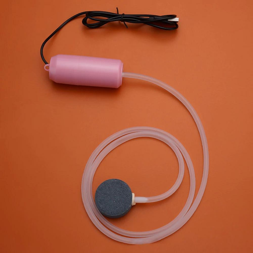 Mini Aquarium Air Pump Portable USB Fish Tank Oxygen Air Pump With Air Stone Mute Energy Saving Oxygen Pump For Aquarium Fishing