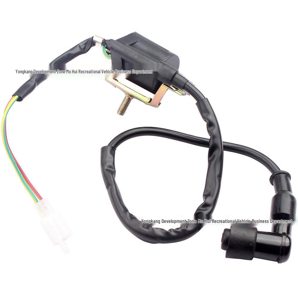 High Voltage CDI Ignition Coil & Bracket for 50CC-120CC Off-road Motorcycle, ATV, Four-wheel Beach Kart