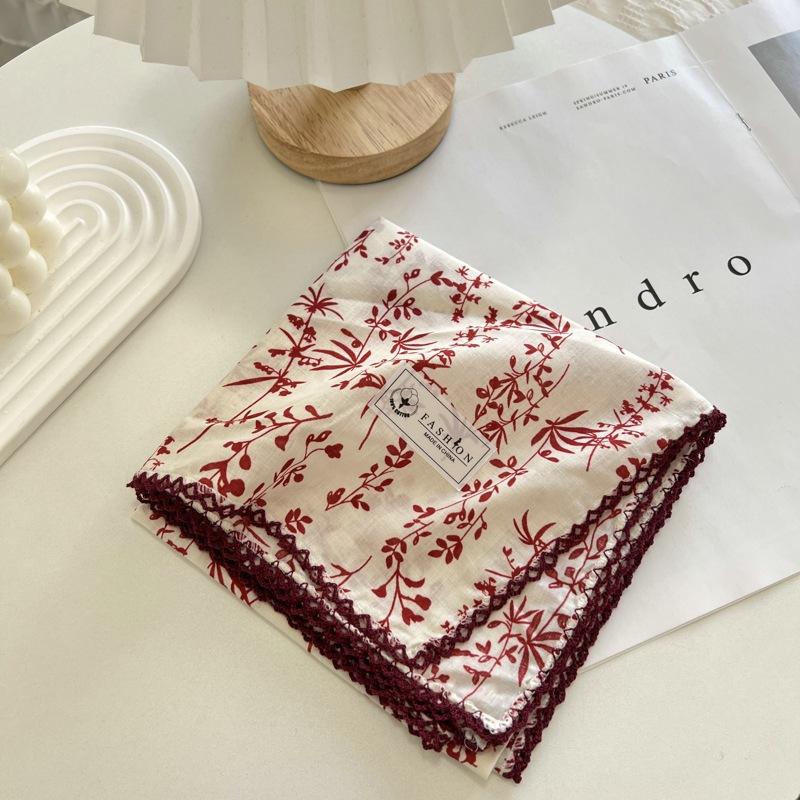 Women Scarves Cotton Handkerchief Fashion Headband Neck Scarfs 70cm