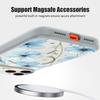 Lovely Sky-blue Flowers Pattern Case For iPhone 17 Pro Max Magnetic For Magsafe Skin Feeling Cover For iPhone 16 15 14 13 Pro Max