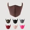 Solid Color Warm Fleece Cycling Face Mask For Men Women Winter Cold Protection
