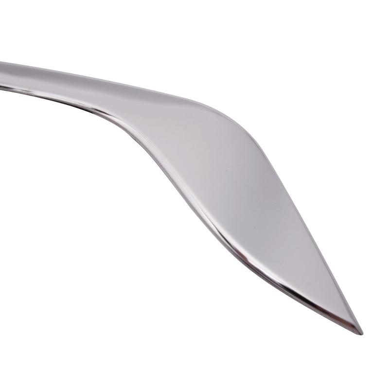 CITALL Steel Chrome Front Bumper Lip Spoiler Stripe Cover Fit for Ford Fusion Mondeo