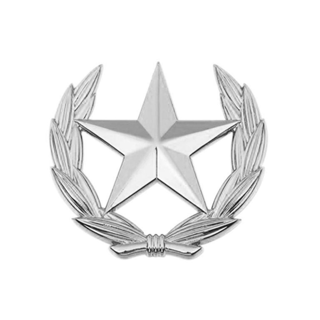 Stylish Wheat And Star Emblem Brooch Alloy Vintage Pin Wheat Star Brooch Pin For Clothing Accessories Lapel Decor