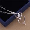 925 Silver Necklace for Women Elegant Wedding Engagement Holiday Gift