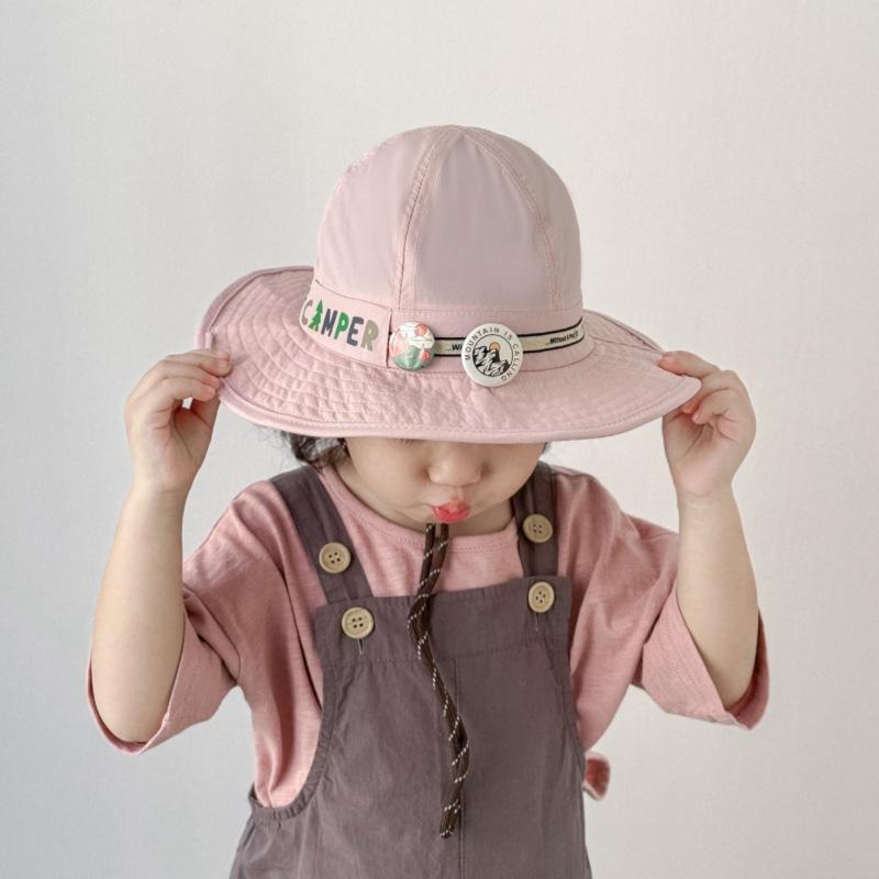 Children's Hats Summer Thin Quick Drying Hats  Baby Summer Sun Protection Hats  Boys  Sun Hats  Girls  Fisherman Hats  Kids