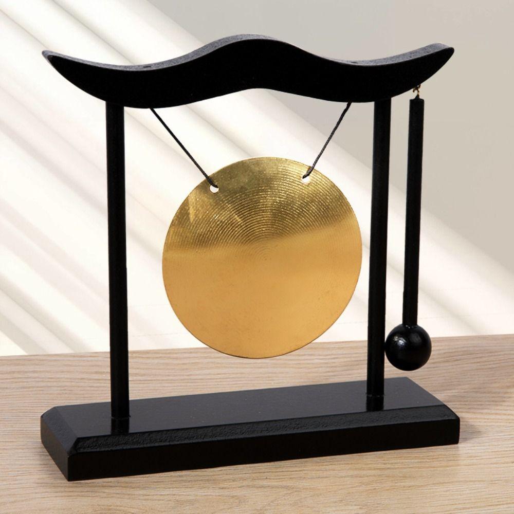 Relaxation Copper Bell Creative Feng Shui Metal Cymbals Desktop Gong  House Warming