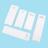 50Pcs White Paper Card Bow Hair Accessories Dispaly Card Diy Handmade Hair Clip Hairband Jewelry Packaging Price Tag Card