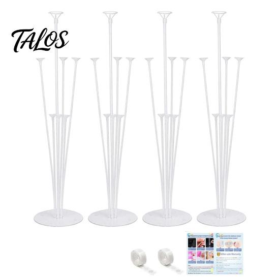 Baby Shower Balloon Stand 4/8 Pcs Kit for Table, Sticks Holder with Base Graduation, Birthday, Shower, Weddings, Celebrations Column