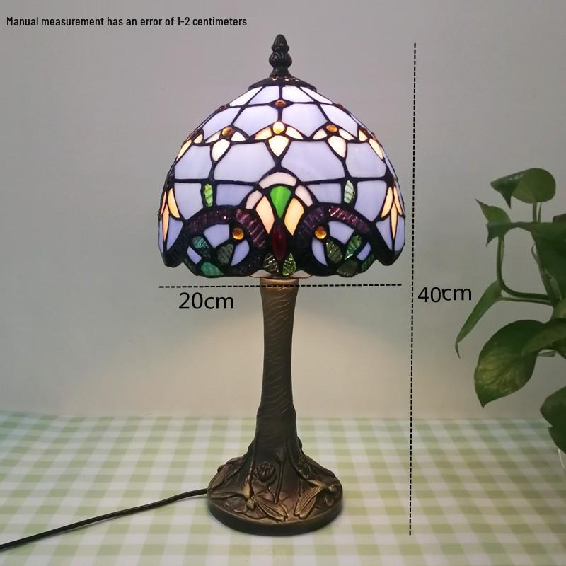 Tiffany Style Desk Lamp for Bedroom, Living Room, or Children's Room Night Light