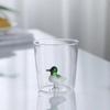 Cute 3D Animal Farm Glass Cups Italy Design Glassware Drink Whiskey Glasses Coffee Mug Kids Borosilicate Milk Water Teacup