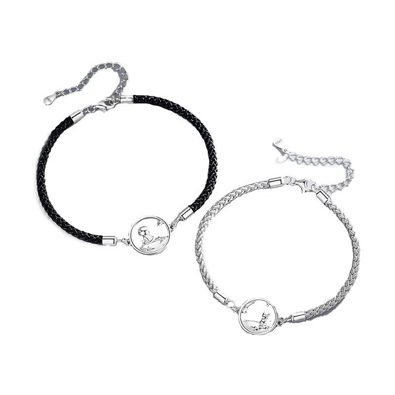 The Little Prince and The Fox Couple Bracelet Personalized Woven Hand Rope Student Long-distance Love Birthday Gift