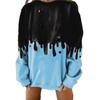 Sweatshirt Women Tops Plus Size Long Sleeve Tie-dye Casual Pullover Tops Autumn Winter Clothes Women