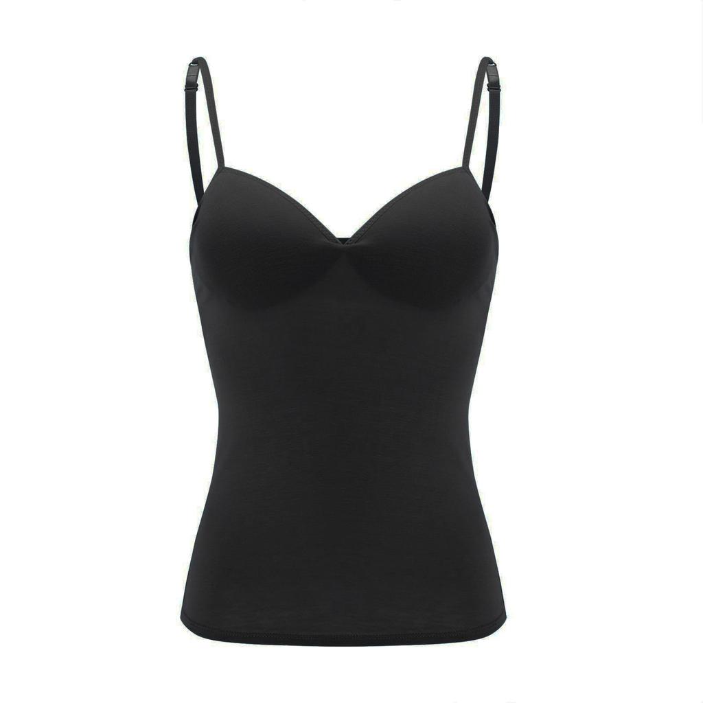 Women's Camisole With Bottom And Chest Pad, Sexy Oversized Underwear With Chest Pad