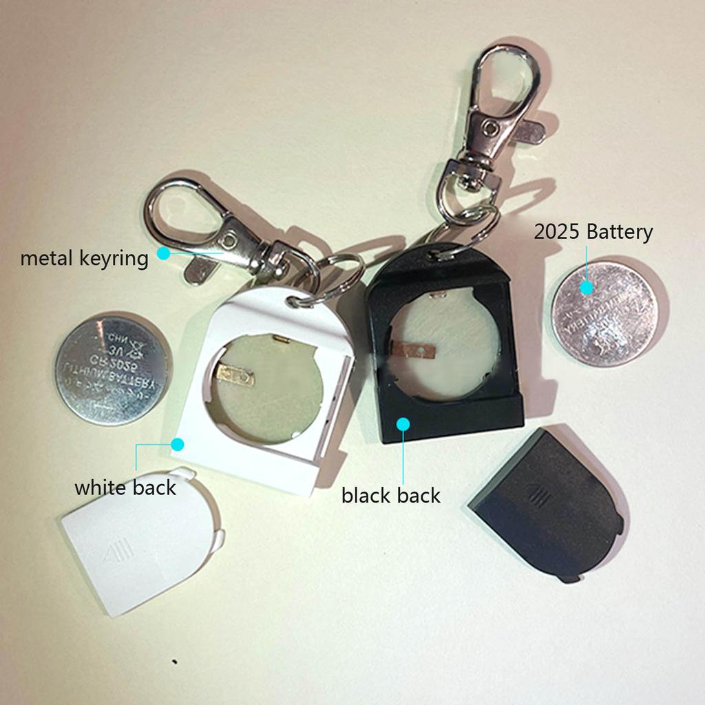 DIY lysende ornamenter anheng akryl blank hengende dekorasjoner Lys opp nøkkelring til jul Valentinsdag dekor