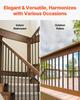 Staircase Balusters 101 Pack 32 In Aluminum Spindles with Screws/Rail Caps