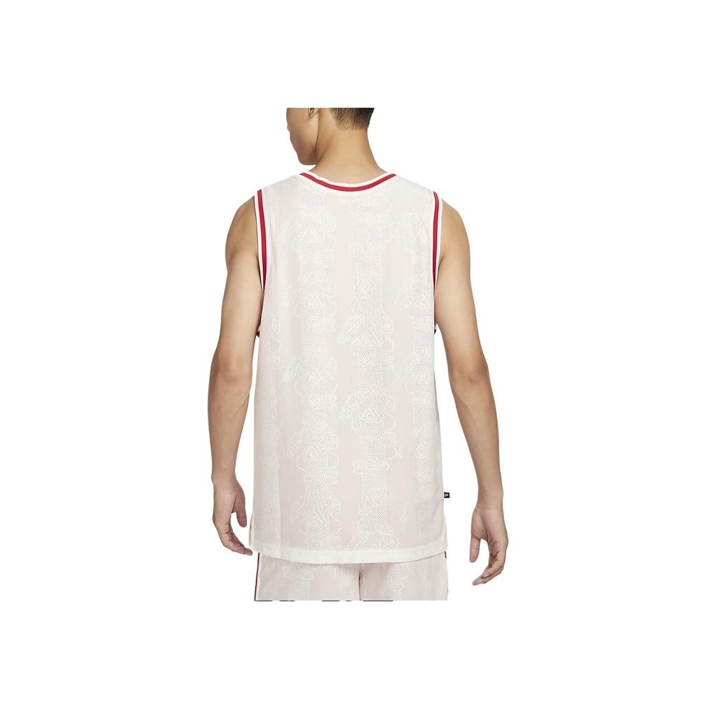 Nike Giannis Dri-FIT DNA Floral Pattern Breathable Quick-Dry Logo Pullover Basketball Jersey Men Jersey Sail-White FZ0925133