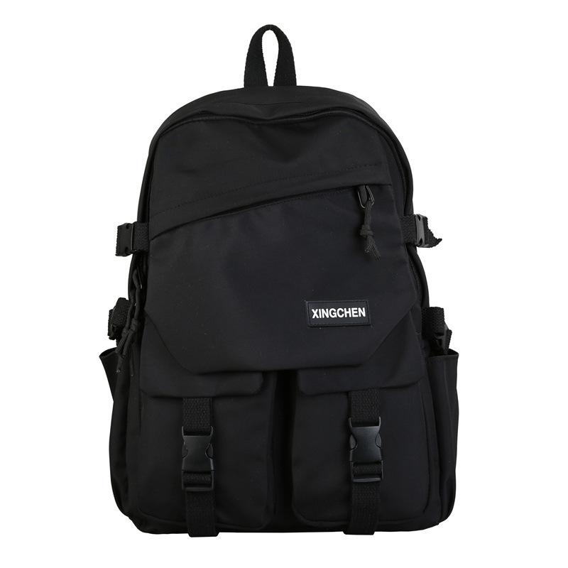 Schoolbag New High School Schoolbag Male Ins Trendy Cool Lightweight Backpack Female College Student Simple Large-capacity Backpack Korean Version