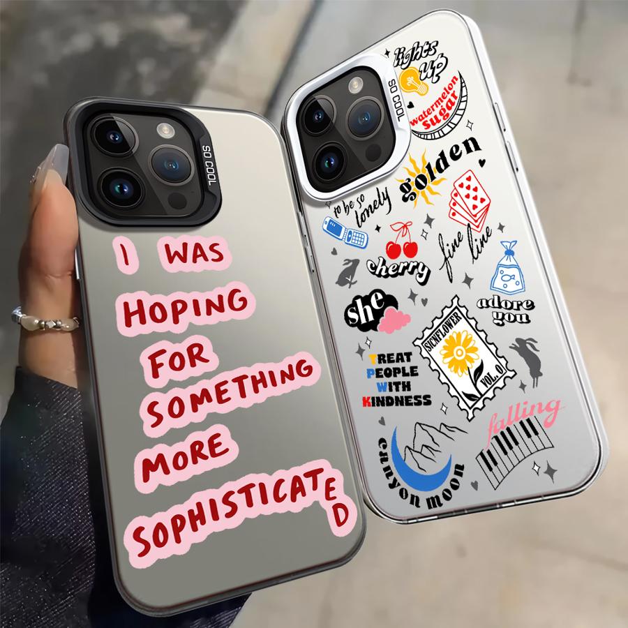 Back Phone Cover Case for iPhone 17 Pro Max 14 Air XR 11 12 15 Plus 16 XS 13 Pro Letter