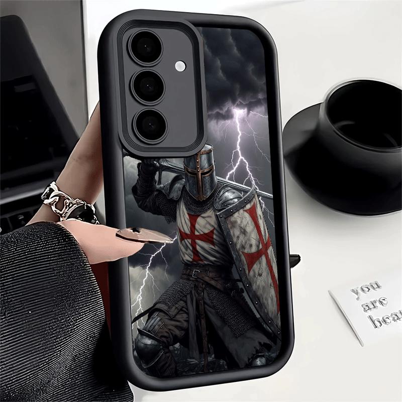 Phone Case for Samsung Galaxy S26 S25 Ultra S24 FE Crusades Knights Templar Shell S23 Plus S22 + S21 S20 5G Soft Silicone Funda