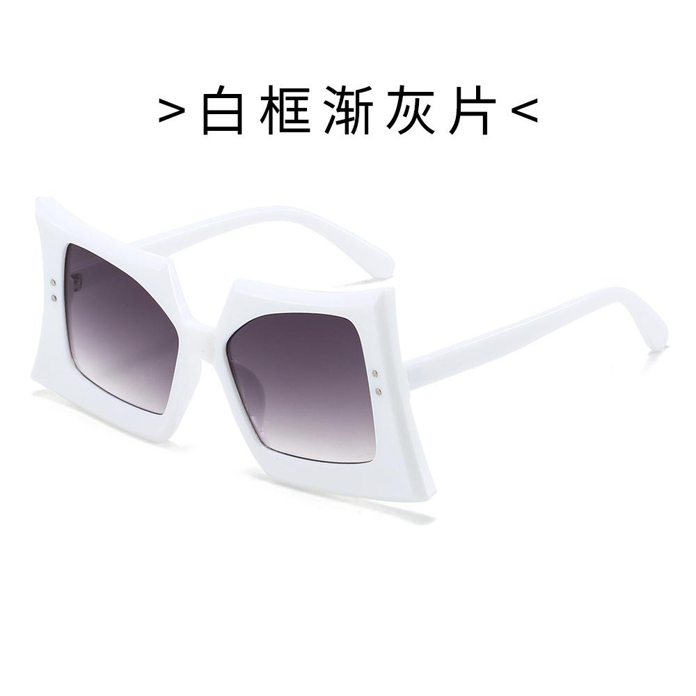 Trendy Butterfly Sunglasses for Women Men Bold Square Frames Hip Hop Style Unique Fashion Shades